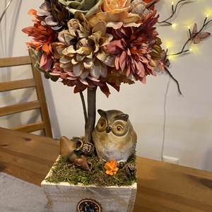 őszi  asztal disz  - otthon & életmód - dekoráció - halloween - halloweeni ajtódíszek és ablakdíszek - Meska.hu