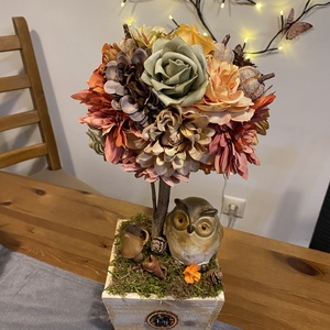 őszi  asztal disz  - otthon & életmód - dekoráció - halloween - halloweeni ajtódíszek és ablakdíszek - Meska.hu