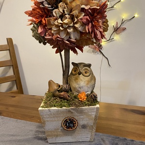 őszi  asztal disz  - otthon & életmód - dekoráció - halloween - halloweeni ajtódíszek és ablakdíszek - Meska.hu