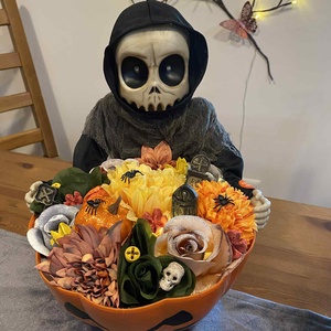   Halloween öszi  asztal disz  - otthon & életmód - dekoráció - halloween - halloweeni ajtódíszek és ablakdíszek - Meska.hu