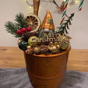 Karácsonyi asztal disz  - karácsony - karácsonyi lakásdekoráció - karácsonyi ajtódíszek - Meska.hu