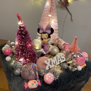 Disney Minnie karácsonyi  asztal disz , Karácsony, Karácsonyi lakásdekoráció, Ünnepi asztaldekoráció, Mindenmás, MESKA