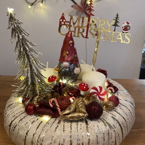  Karácsonyi advent  asztal disz , Karácsony, Adventi díszek, Adventi asztaldísz, Mindenmás, MESKA