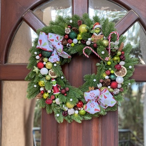  Grincs karácsonyi ajtó disz  - karácsony - karácsonyi lakásdekoráció - karácsonyi ajtódíszek - Meska.hu