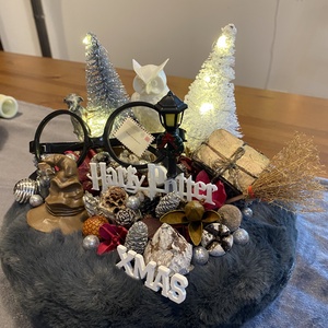 Harry Potter karácsonyi asztal disz  - karácsony - karácsonyi lakásdekoráció - karácsonyi lakásdíszek - Meska.hu