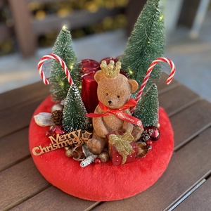  Karácsonyi macis  adventi disz  - karácsony - adventi díszek - adventi gyertyadíszek és koszorúdíszek - Meska.hu