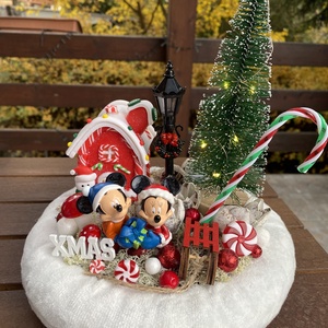 Disney  karácsonyi mickey és minnie asztal disz  - Meska.hu