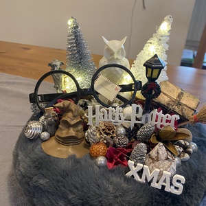 Harry Potter karácsonyi  asztal disz  - karácsony - karácsonyi lakásdekoráció - karácsonyi lakásdíszek - Meska.hu