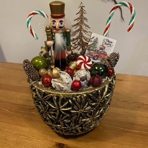  Diótörő karácsonyi asztal disz  - karácsony - karácsonyi lakásdekoráció - karácsonyi ajtódíszek - Meska.hu