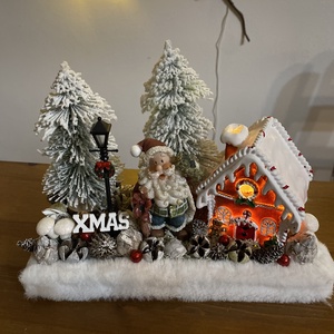 karácsonyi   Télapó asztal disz  - karácsony - karácsonyi lakásdekoráció - karácsonyfadíszek - Meska.hu