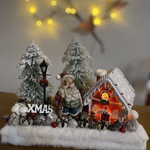 karácsonyi   Télapó asztal disz  - karácsony - karácsonyi lakásdekoráció - karácsonyfadíszek - Meska.hu