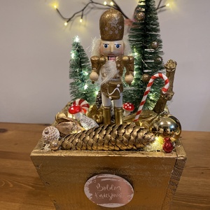 Karácsonyi Diótörő asztal disz , Karácsony, Karácsonyi lakásdekoráció, Ünnepi asztaldekoráció, Mindenmás, MESKA