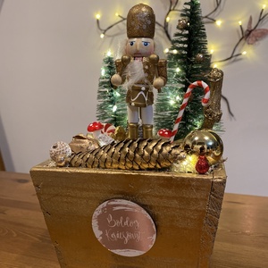 Karácsonyi Diótörő asztal disz  - karácsony - karácsonyi lakásdekoráció - ünnepi asztaldekoráció - Meska.hu