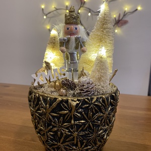 Karácsonyi Diótörő asztal disz , Karácsony, Karácsonyi lakásdekoráció, Ünnepi asztaldekoráció, Mindenmás, MESKA