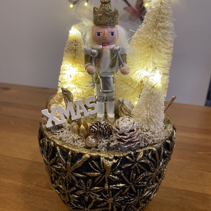 Karácsonyi Diótörő asztal disz  - karácsony - karácsonyi lakásdekoráció - ünnepi asztaldekoráció - Meska.hu