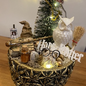 Harry Potter    asztal disz , Karácsony, Karácsonyi lakásdekoráció, Karácsonyi ajtódíszek, Mindenmás, MESKA