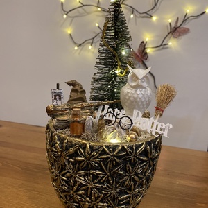 Harry Potter    asztal disz  - karácsony - karácsonyi lakásdekoráció - karácsonyi ajtódíszek - Meska.hu
