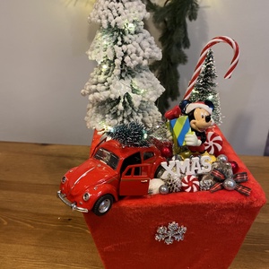 Disney  karácsonyi mickey  asztal disz  - Meska.hu