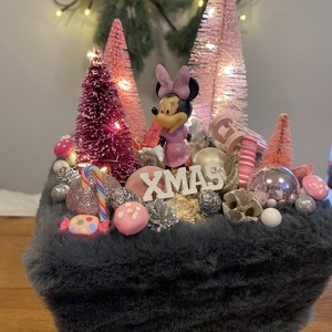 Disney Minnie karácsonyi  asztal disz , Karácsony, Karácsonyi lakásdekoráció, Ünnepi asztaldekoráció, Mindenmás, MESKA