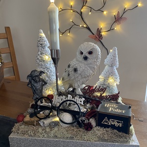 Harry Potter karácsonyi asztal disz  - karácsony - karácsonyi lakásdekoráció - karácsonyfadíszek - Meska.hu