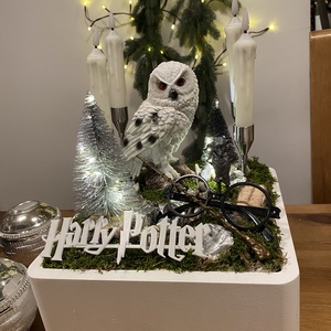 Harry Potter advent karácsonyi asztal disz  - karácsony - karácsonyi lakásdekoráció - karácsonyfadíszek - Meska.hu