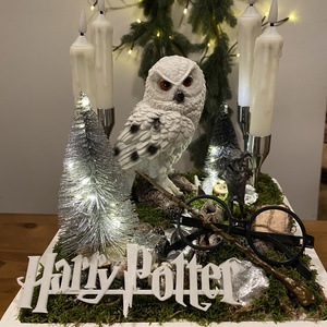 Harry Potter advent karácsonyi asztal disz  - karácsony - karácsonyi lakásdekoráció - karácsonyfadíszek - Meska.hu