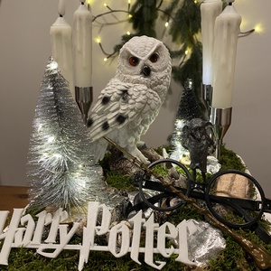 Harry Potter advent karácsonyi asztal disz  - karácsony - karácsonyi lakásdekoráció - karácsonyfadíszek - Meska.hu