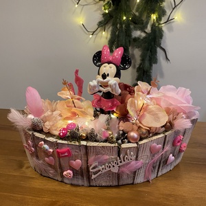 Disney Minnie asztal disz  - karácsony - karácsonyi lakásdekoráció - ünnepi asztaldekoráció - Meska.hu