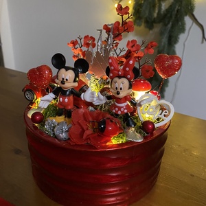  Disney Mickey és Minnie   asztal disz  - otthon & életmód - dekoráció - asztal és polc dekoráció - asztaldísz - Meska.hu
