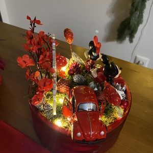  Disney Mickey és Minnie   asztal disz  - otthon & életmód - dekoráció - asztal és polc dekoráció - asztaldísz - Meska.hu