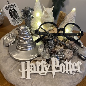 Harry Potter Karácsonyi   asztal disz  - karácsony - adventi díszek - adventi gyertyadíszek és koszorúdíszek - Meska.hu