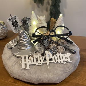 Harry Potter Karácsonyi   asztal disz  - karácsony - adventi díszek - adventi gyertyadíszek és koszorúdíszek - Meska.hu