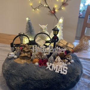 Harry Potter  Karácsonyi disz  - karácsony - adventi díszek - adventi gyertyadíszek és koszorúdíszek - Meska.hu