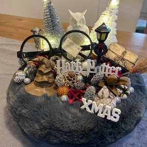 Harry Potter  Karácsonyi disz  - karácsony - adventi díszek - adventi gyertyadíszek és koszorúdíszek - Meska.hu