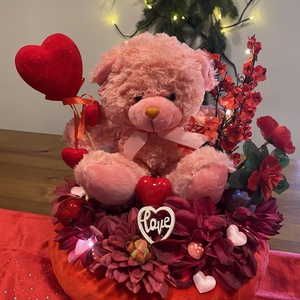 Mackós  asztal disz  - otthon & életmód - virágdekoráció - virágdíszek - asztali virágdísz - Meska.hu