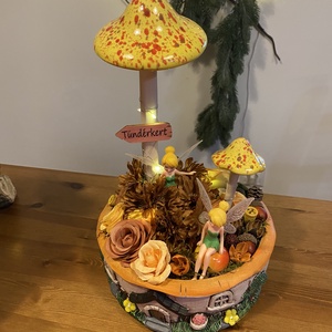  Disney tündér  asztal disz  - otthon & életmód - dekoráció - asztal és polc dekoráció - asztaldísz - Meska.hu