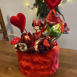 Disney Minnie Valentin  asztal disz  - Meska.hu