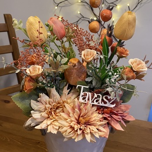 Tavaszi  virágos  asztal disz , Otthon & Életmód, Dekoráció, Asztal és polc dekoráció, Dekorációs tál, tartó, Mindenmás, MESKA