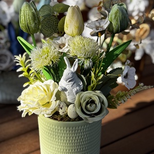 Tavaszi húsvéti  asztal disz  - otthon & életmód - dekoráció - asztal és polc dekoráció - dekorációs tál, tartó - Meska.hu