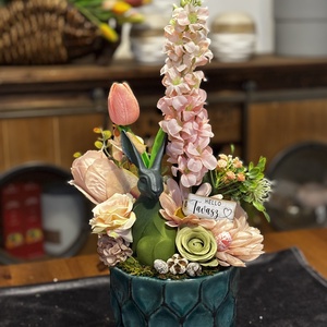 Tavaszi húsvéti  asztal disz  - otthon & életmód - dekoráció - asztal és polc dekoráció - dekorációs tál, tartó - Meska.hu