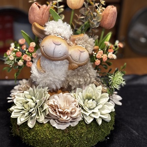 Tavaszi  virágos  asztal disz  - Meska.hu