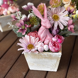 Tavaszi húsvéti  asztal disz  - otthon & életmód - dekoráció - asztal és polc dekoráció - dekorációs tál, tartó - Meska.hu