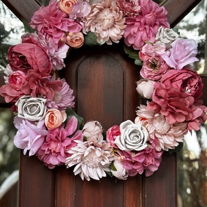 Tavaszi kopogtató  - otthon & életmód - dekoráció - asztal és polc dekoráció - dekorációs tál, tartó - Meska.hu