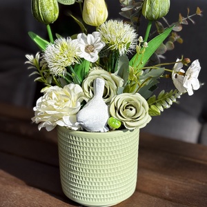 Tavaszi asztal disz  - otthon & életmód - dekoráció - asztal és polc dekoráció - dekorációs tál, tartó - Meska.hu