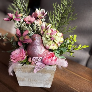 Tavaszi asztal disz , Otthon & Életmód, Dekoráció, Asztal és polc dekoráció, Dekorációs tál, tartó, Mindenmás, MESKA