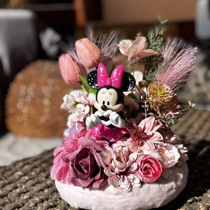Disney Tavaszi virágos  asztal disz  - otthon & életmód - dekoráció - asztal és polc dekoráció - dekorációs tál, tartó - Meska.hu