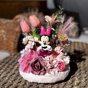 Disney Tavaszi virágos  asztal disz  - otthon & életmód - dekoráció - asztal és polc dekoráció - dekorációs tál, tartó - Meska.hu