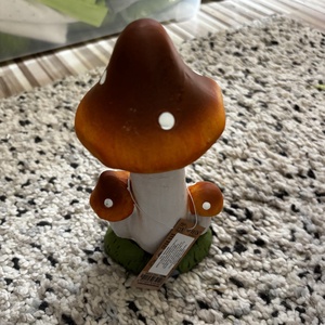 Gomba dekoráció. 20 cm   - kellékek & szerszámok - ásvány alapanyag - ásvány figura - Meska.hu