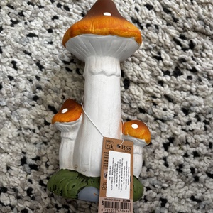 Gomba dekoráció. 20 cm   - kellékek & szerszámok - ásvány alapanyag - ásvány figura - Meska.hu
