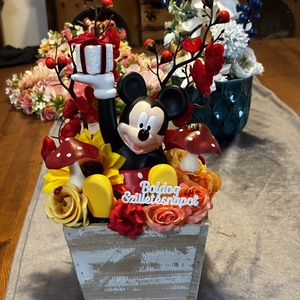 Disney Mickey   asztal disz  - otthon & életmód - dekoráció - asztal és polc dekoráció - dekorációs tál, tartó - Meska.hu